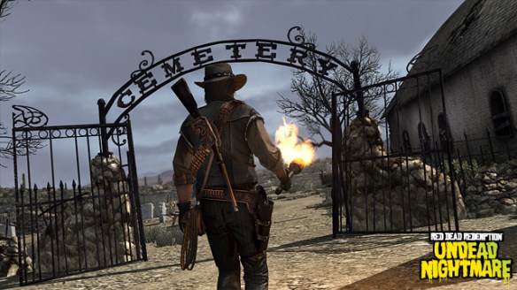 Red Dead Redemption: Undead Nightmare graveyard