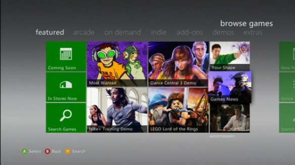 Xbox360 Dashboard